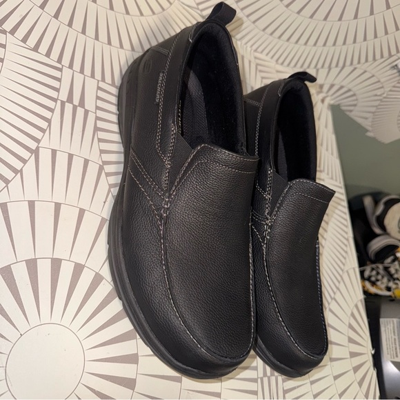 Skechers Men's Harper‎ Forde Black Slip-On Shoes 10 Extra Wide Fit Memory Foam - Picture 4 of 7